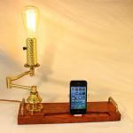 Ipad - Iphone - Ipod - Old Time Light Dock - Sync..