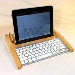 Ipad Workstation - Keyboard - Tablet Dock - Maple..